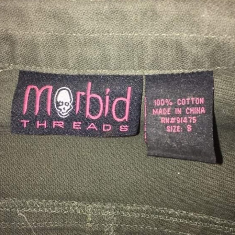 Morbid Threads Vintage Utility Jacket Size Small - Picture 6 of 11